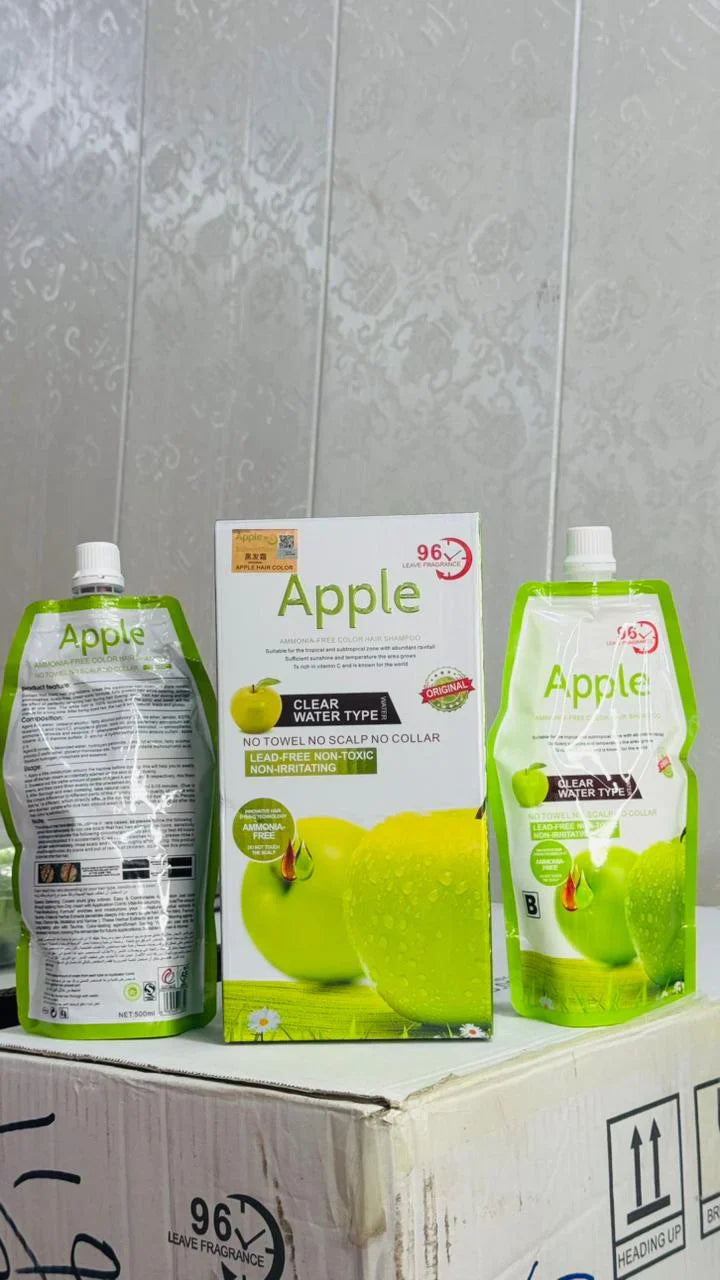 1st Dubai Import Original Apple Hair Color 96 | Ammonia-Free (2x 500ml)