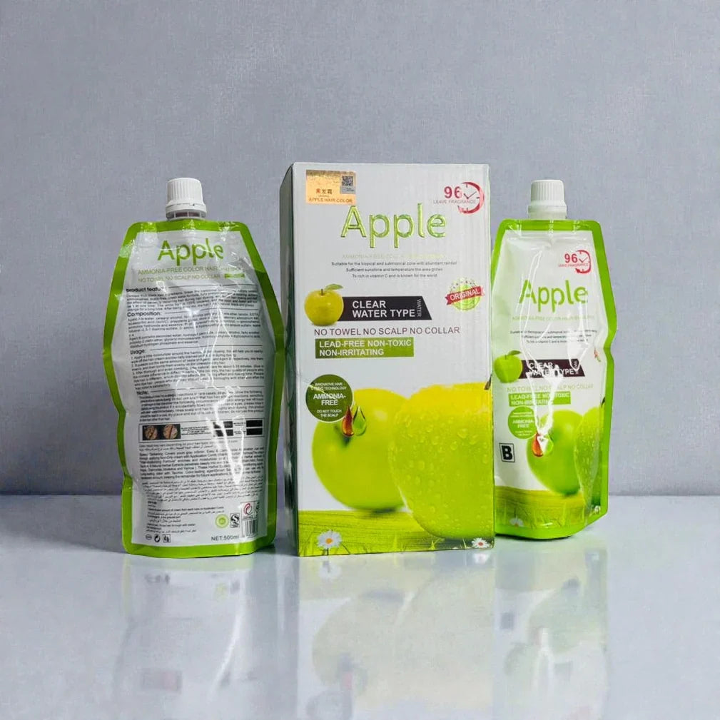 1st Dubai Import Original Apple Hair Color 96 | Ammonia-Free (2x 500ml)